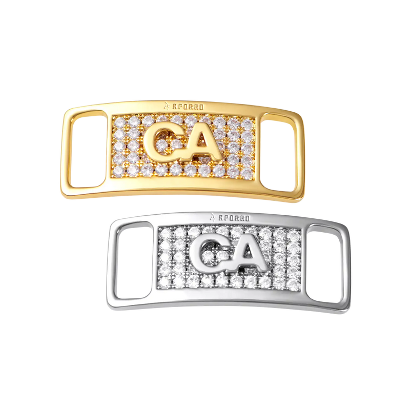 Iced Out California "CA" Lace Lock - APORRO