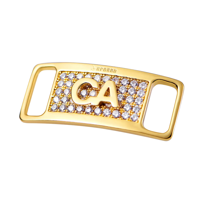 Iced Out California "CA" Lace Lock - APORRO