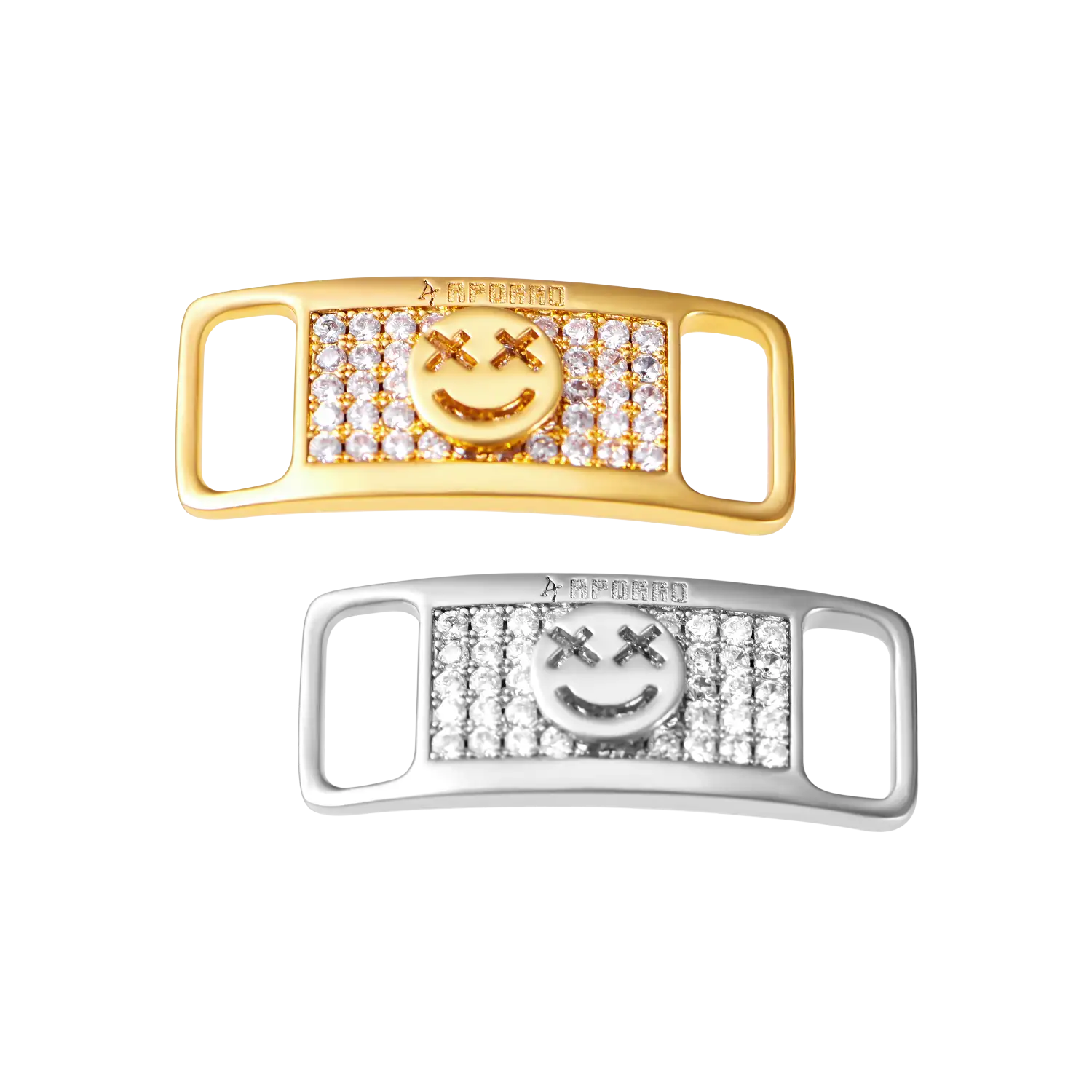 Iced Out Smiley Face Lace Lock