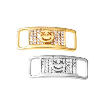 Iced Out Smiley Face Lace Lock