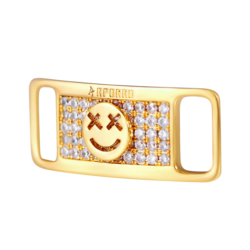 Iced Out Smiley Face Lace Lock - APORRO