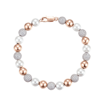 TROVE Pearl and Bead Bracelet - 8mm