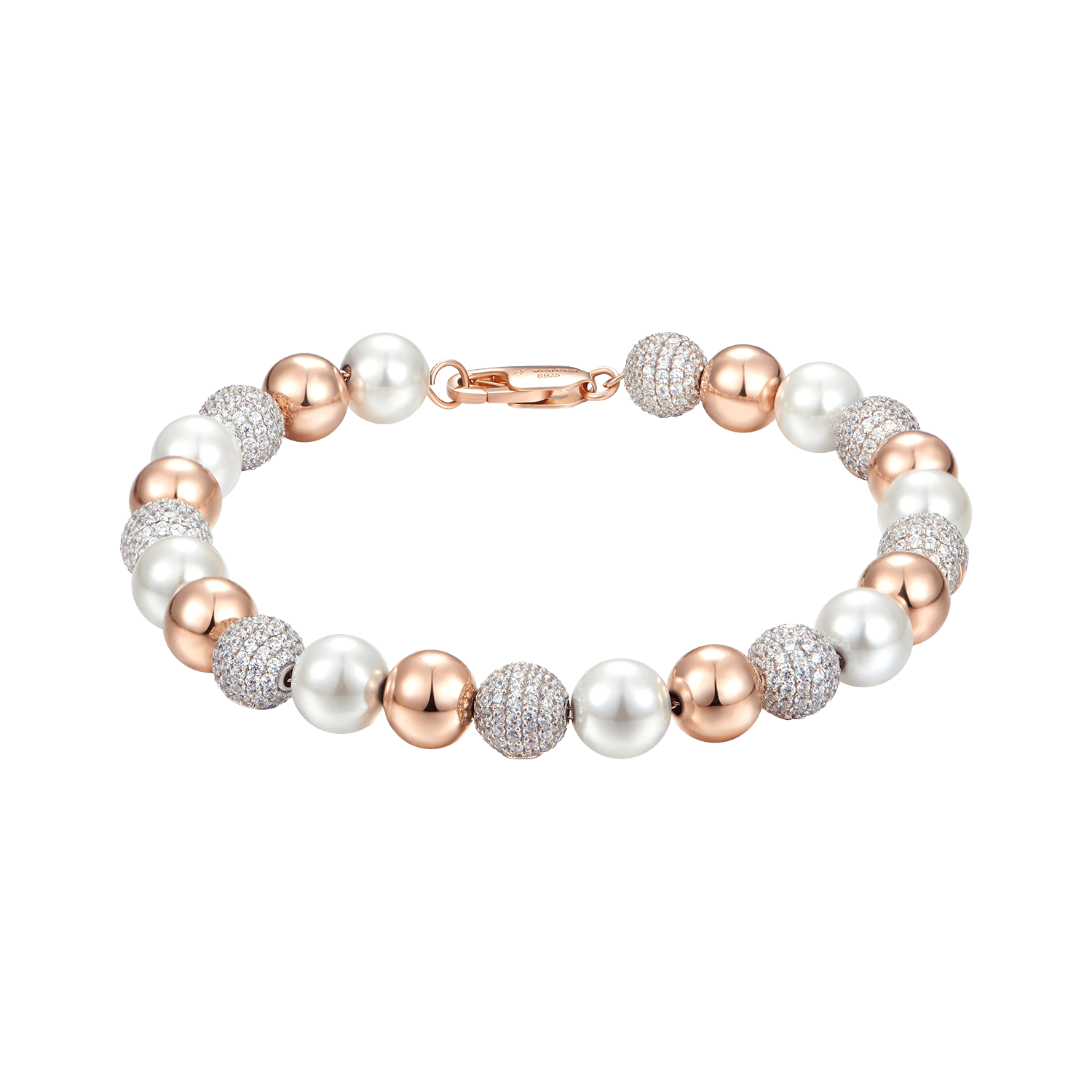 TROVE Pearl and Bead Bracelet - 8mm