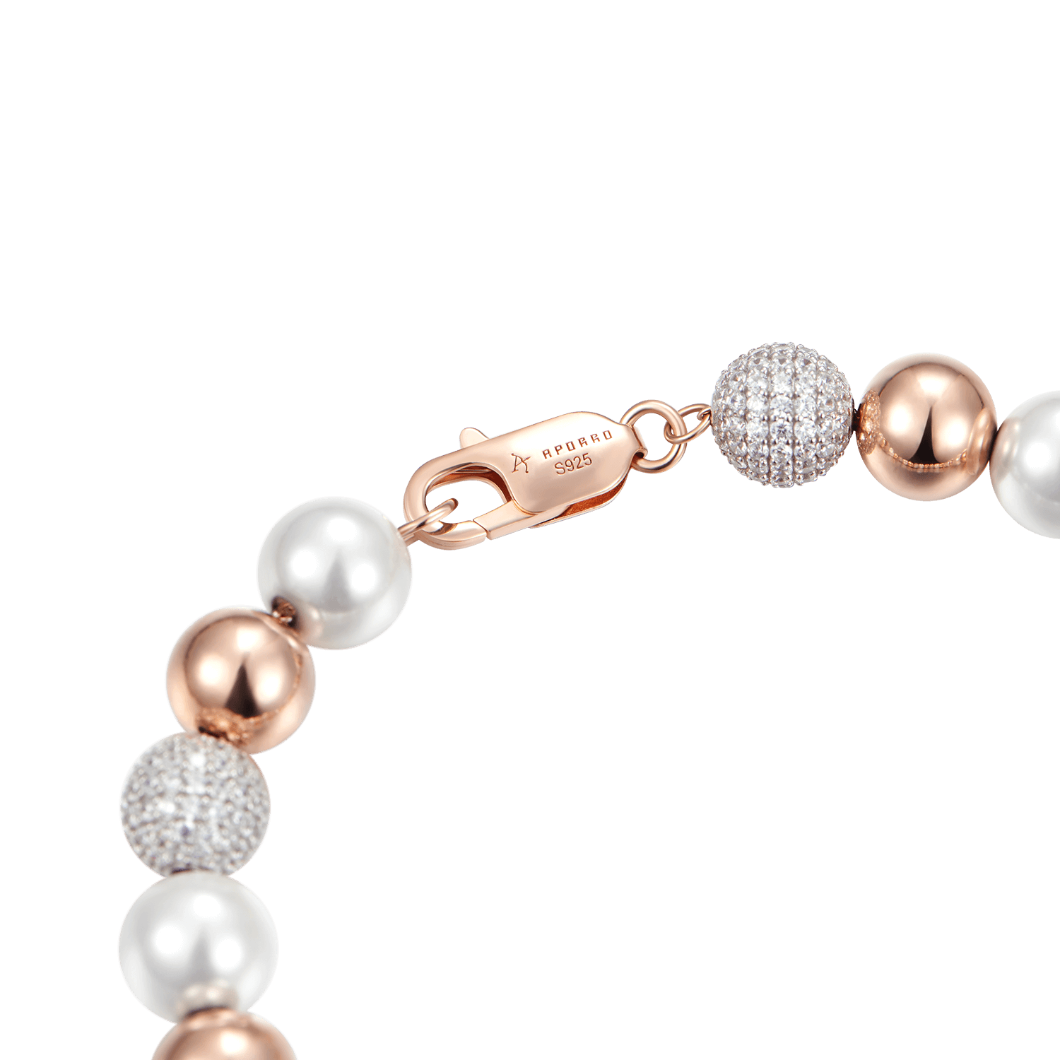 Trove Pearl und Perlenarmband - 8mm