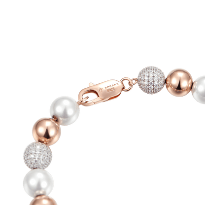 TROVE Pearl and Bead Bracelet - 8mm