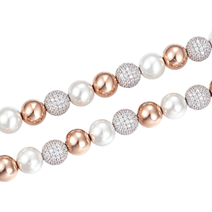 TROVE Pearl and Bead Chain - 22"