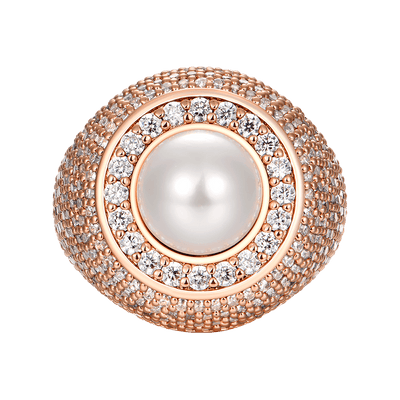 TROVE Pearl Halo Ring
