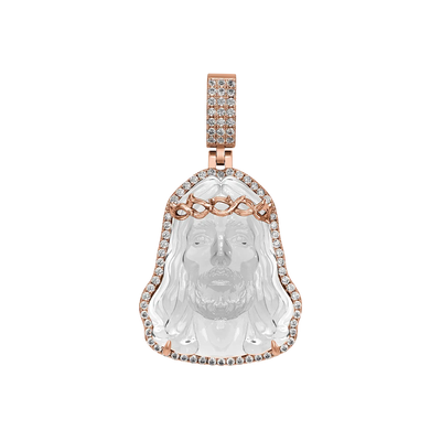 Arcenciel Evangelio Jesús Colgante Blanco Transparente