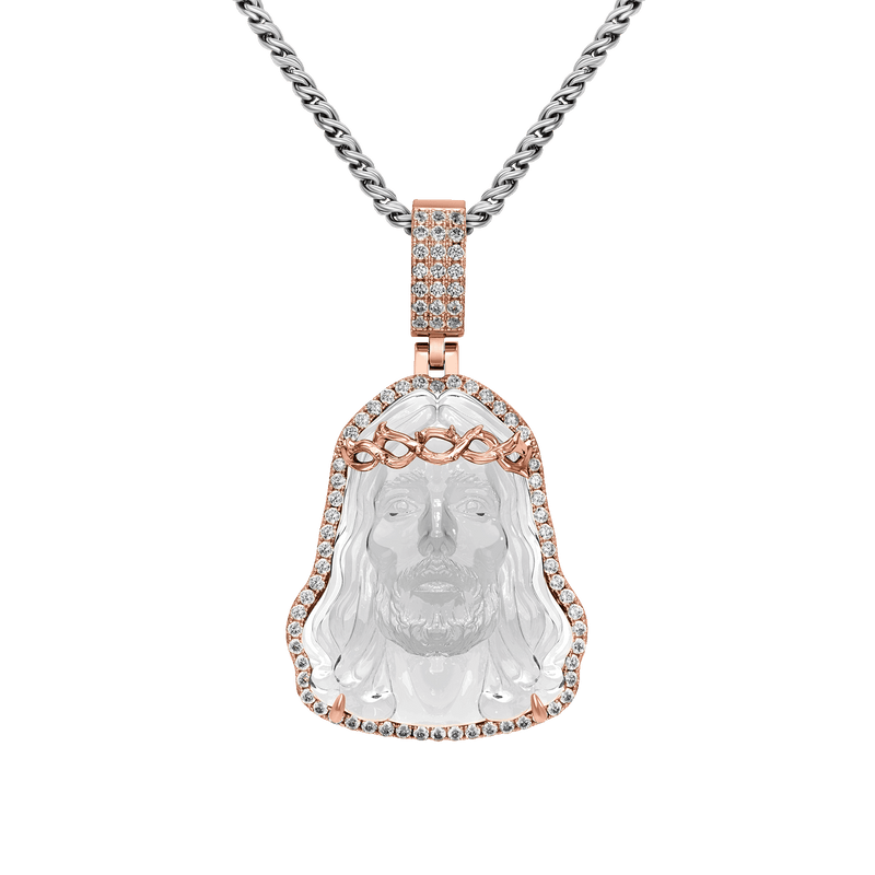 Arcenciel Gospel Jesus Transparent White Pendant - APORRO