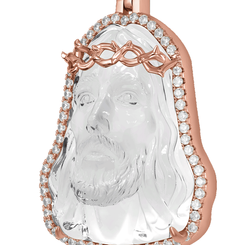 Arcenciel Gospel Jesus Transparent White Pendant - APORRO
