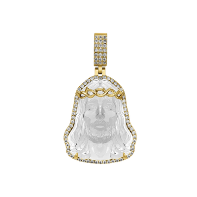 Arcenciel Evangelio Jesús Colgante Blanco Transparente
