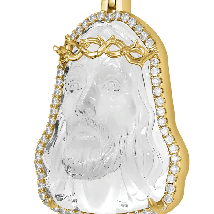 Arcenciel Gospel Jesus Transparent White Pendant - APORRO