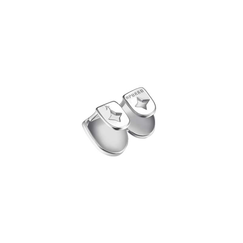 Double Cap Opal Grillz - Silber Grillz Zähne für Männer & Frauen - APORRO