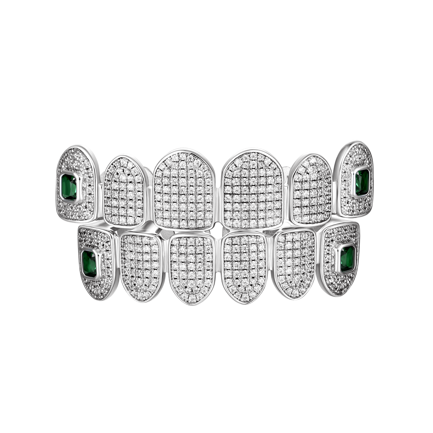 #Style_6 Teeth Emerald Cut