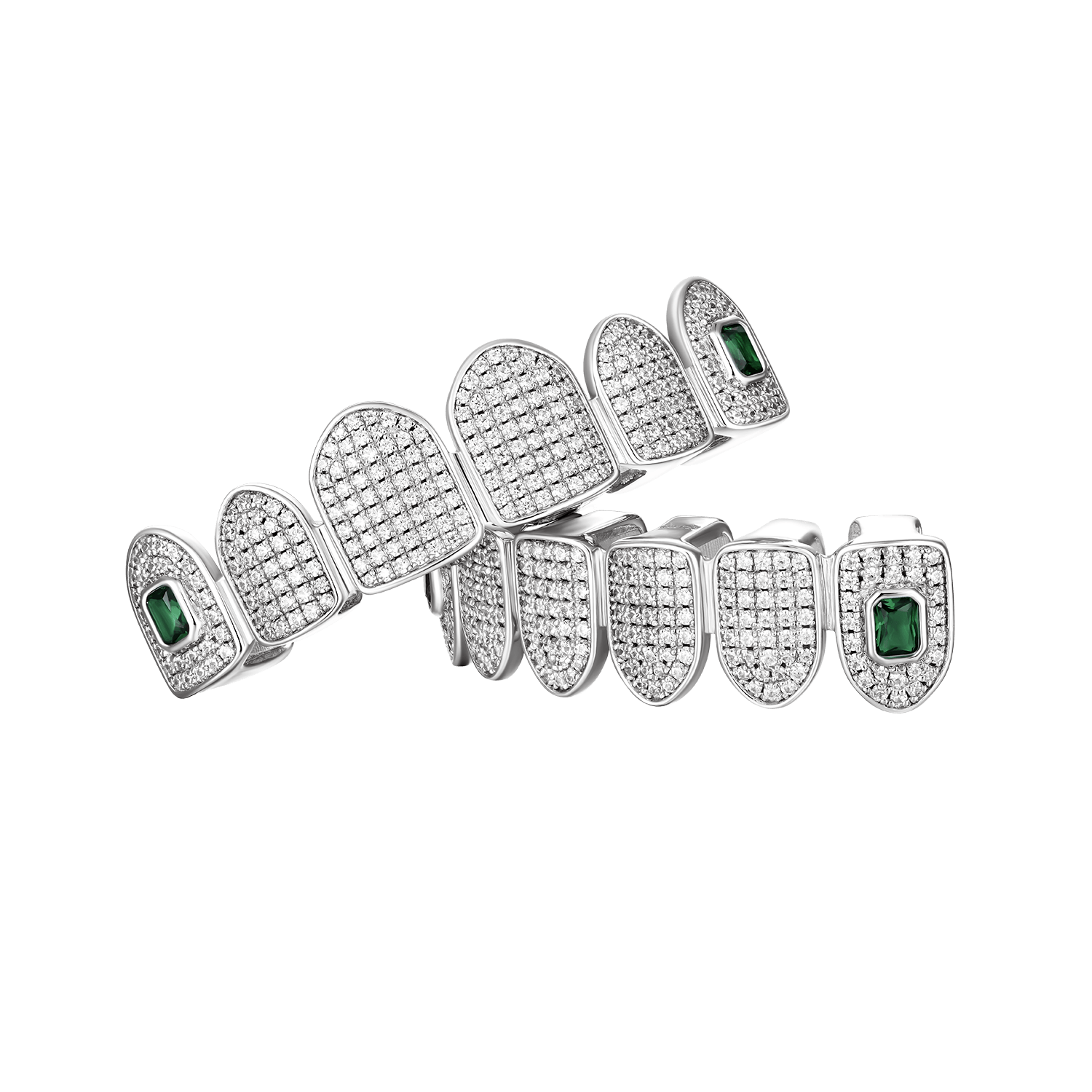 #Style_6 Teeth Emerald Cut