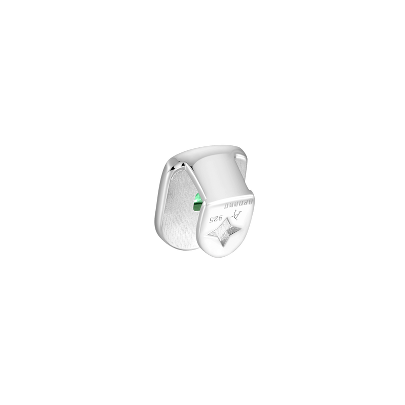 Grillz singolo ottagono ghiacciato preconfezionato con taglio smeraldo - APORRO