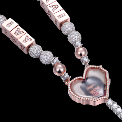 APORRO Premium individuelle Rosenkranz-Halskette