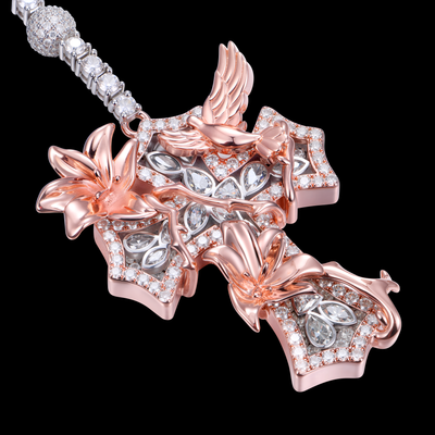 APORRO Premium individuelle Rosenkranz-Halskette