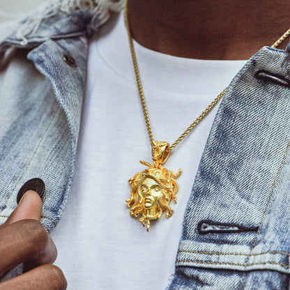 Medusa Statue Pendant