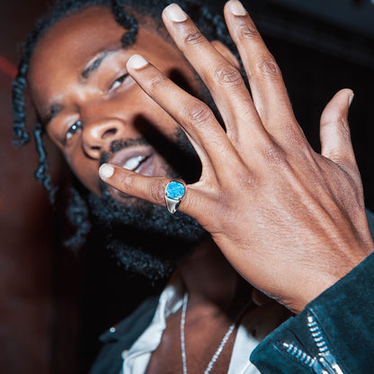 Anello Miami Ghiaccio Tritato