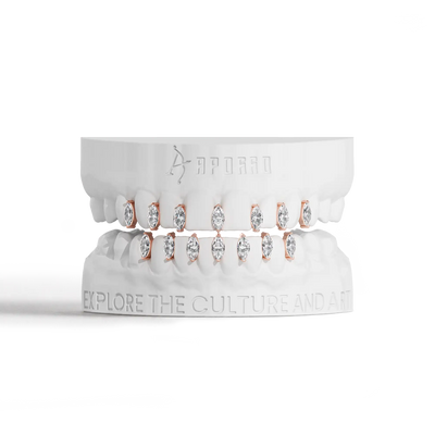 Parrilla personalizada Marquise Blade Gap
