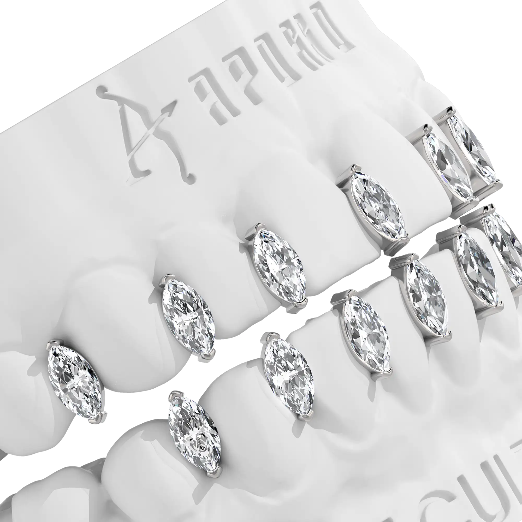 Parrilla personalizada Marquise Blade Gap
