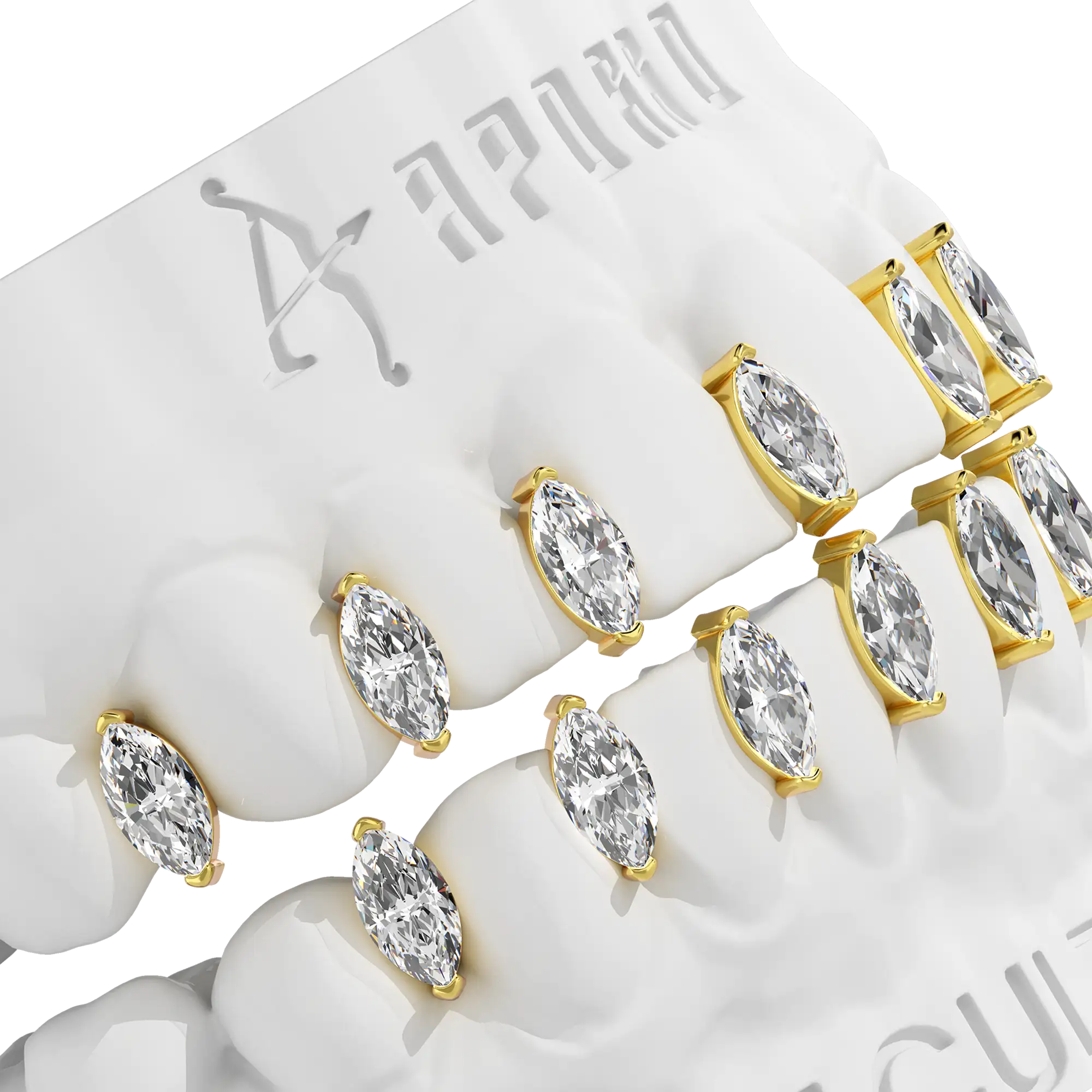 Parrilla personalizada Marquise Blade Gap