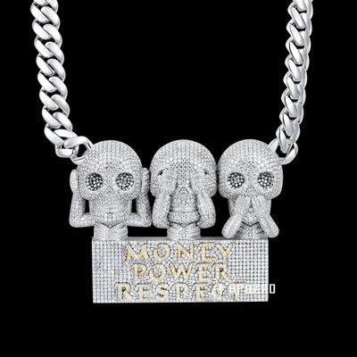 APORRO Premium Custom Skulls Halskette