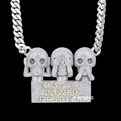 APORRO Premium Custom Skulls Necklace