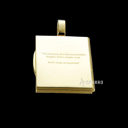 APORRO Premium Custom Iced Out Passport Pendant