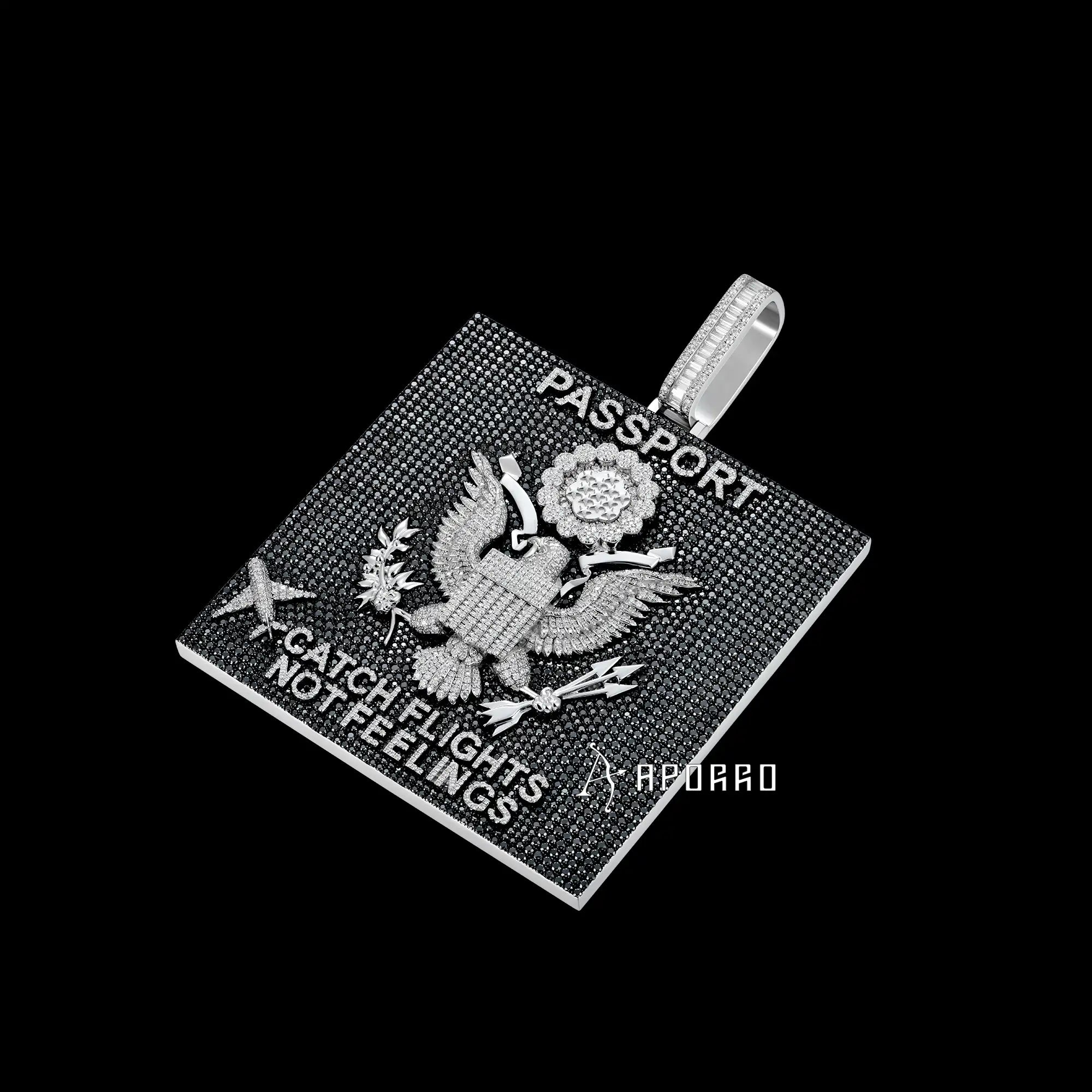 APORRO Premium Custom Passport Pendant