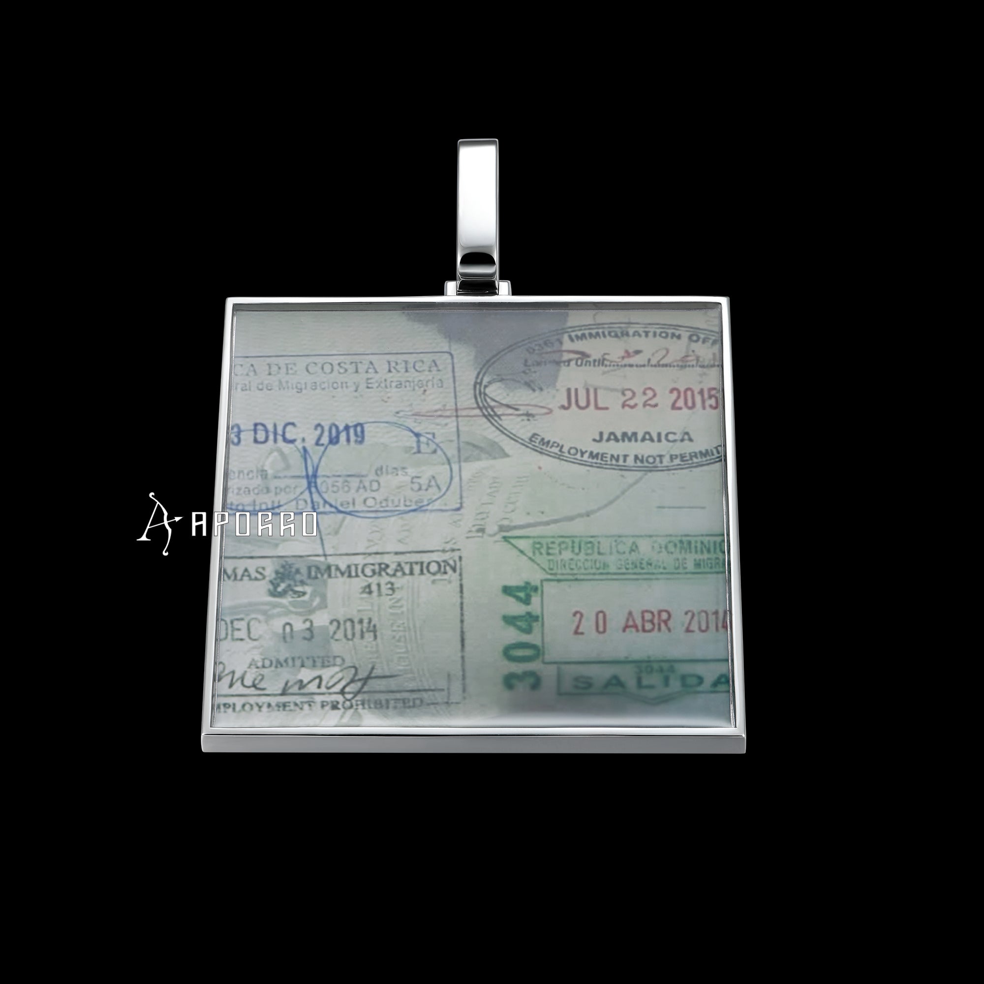 APORRO Premium Custom Passport Pendant