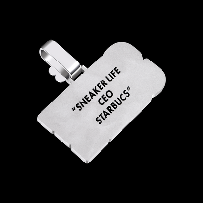 APORRO Premium Custom Name Pendant With Emerald Cut Diamonds