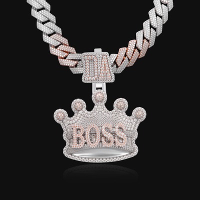 APORRO Premium Custom 3D Crown Pendant