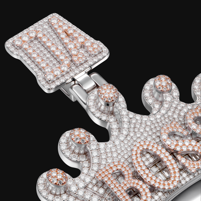 APORRO Premium Custom 3D Crown Pendant