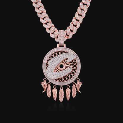 APORRO Premium Custom Iced Catcher Pendant