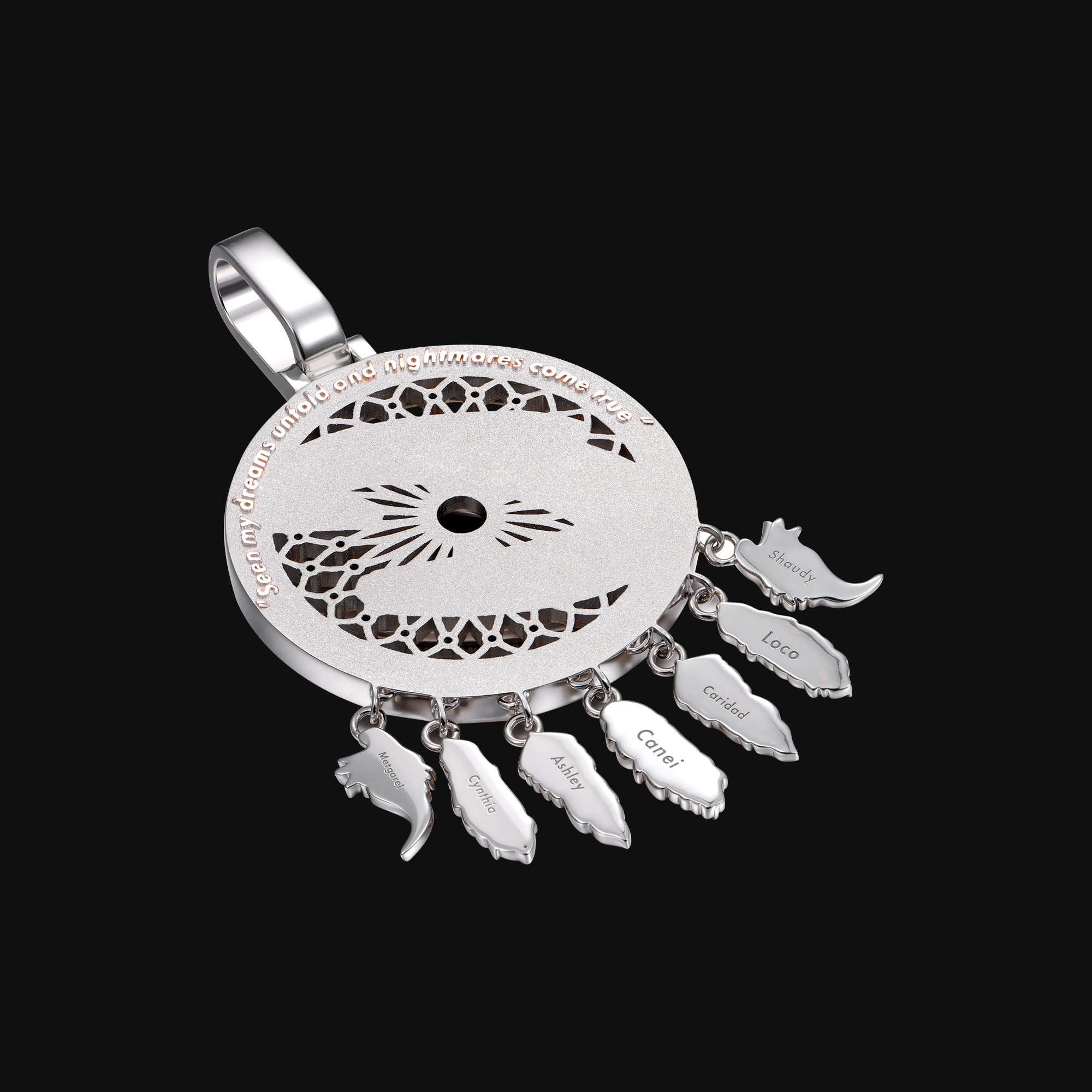 APORRO Premium Custom Iced Catcher Pendant