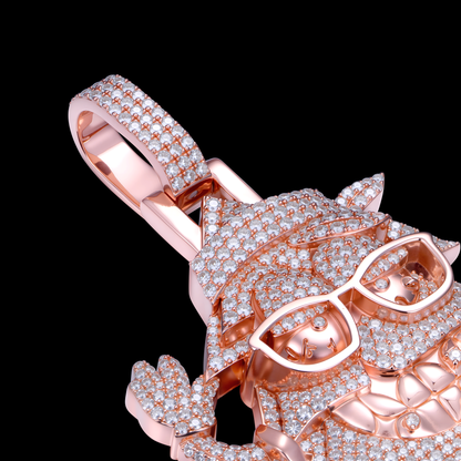 APORRO Premium Custom 3D Iced Logo Pendant