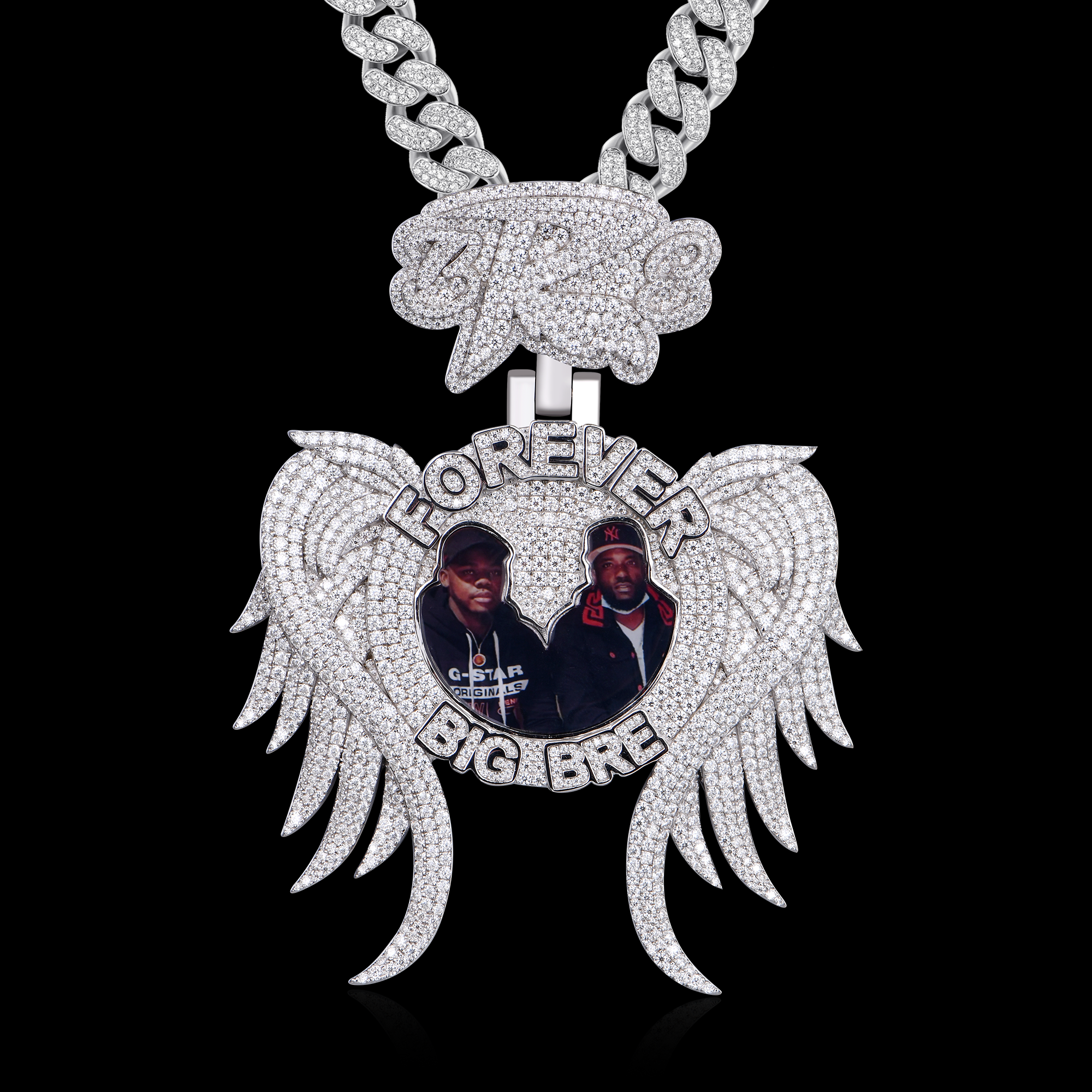 APORRO Premium Custom Fully lced Out Photo Pendant