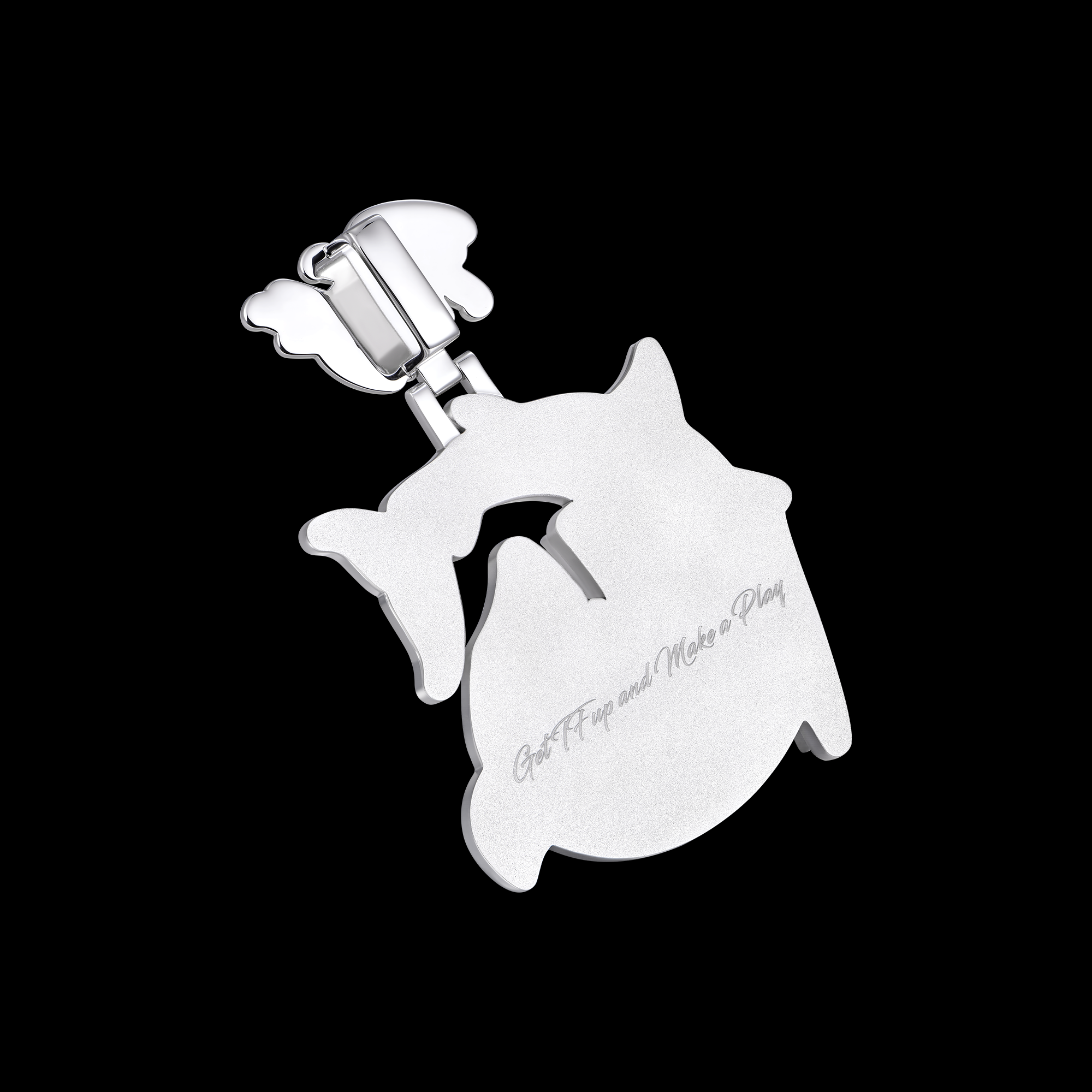 APORRO Premium Custom 3D Iced Shark Pendant