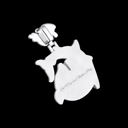APORRO Premium Custom 3D Iced Shark Pendant