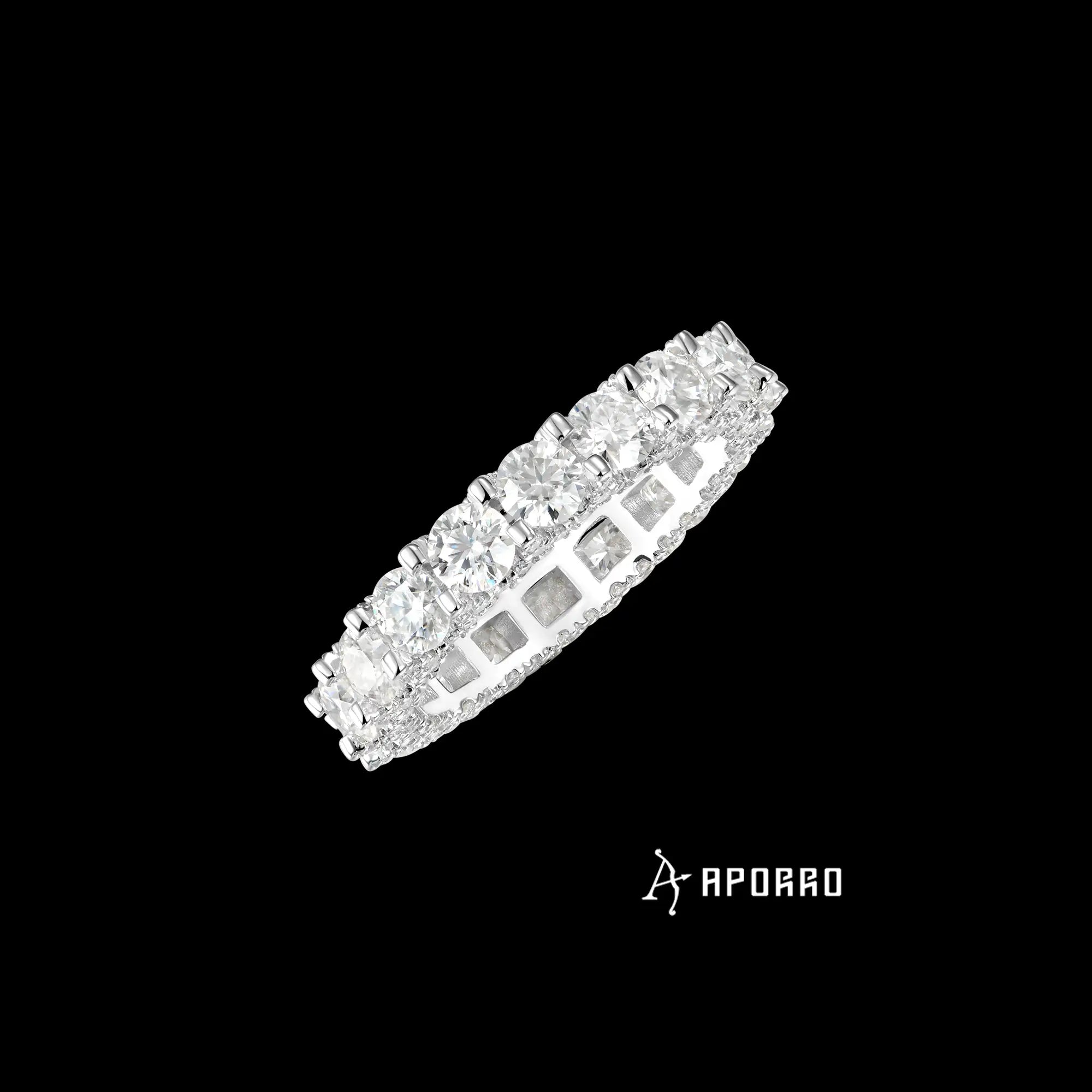 APORRO Premium Engagement Ring For Male and Female Custom Design Deposit