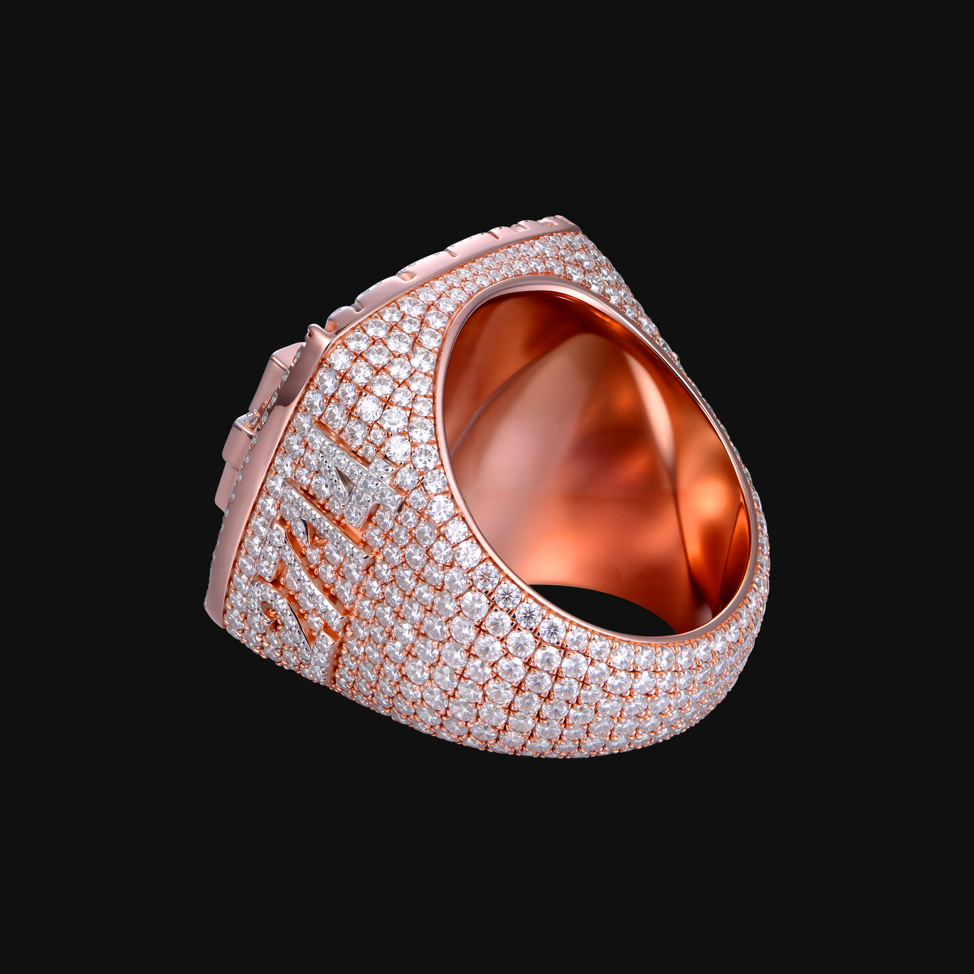 APORRO Premium Custom Fully Iced Out Championship Ring