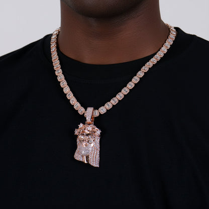 Stellar Radiance Jesus Pendant & Chain Set