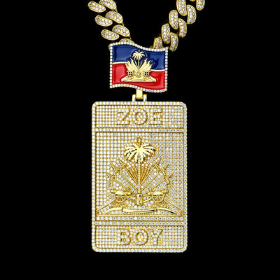 APORRO Premium Custom 3D Dogtag-Anhänger
