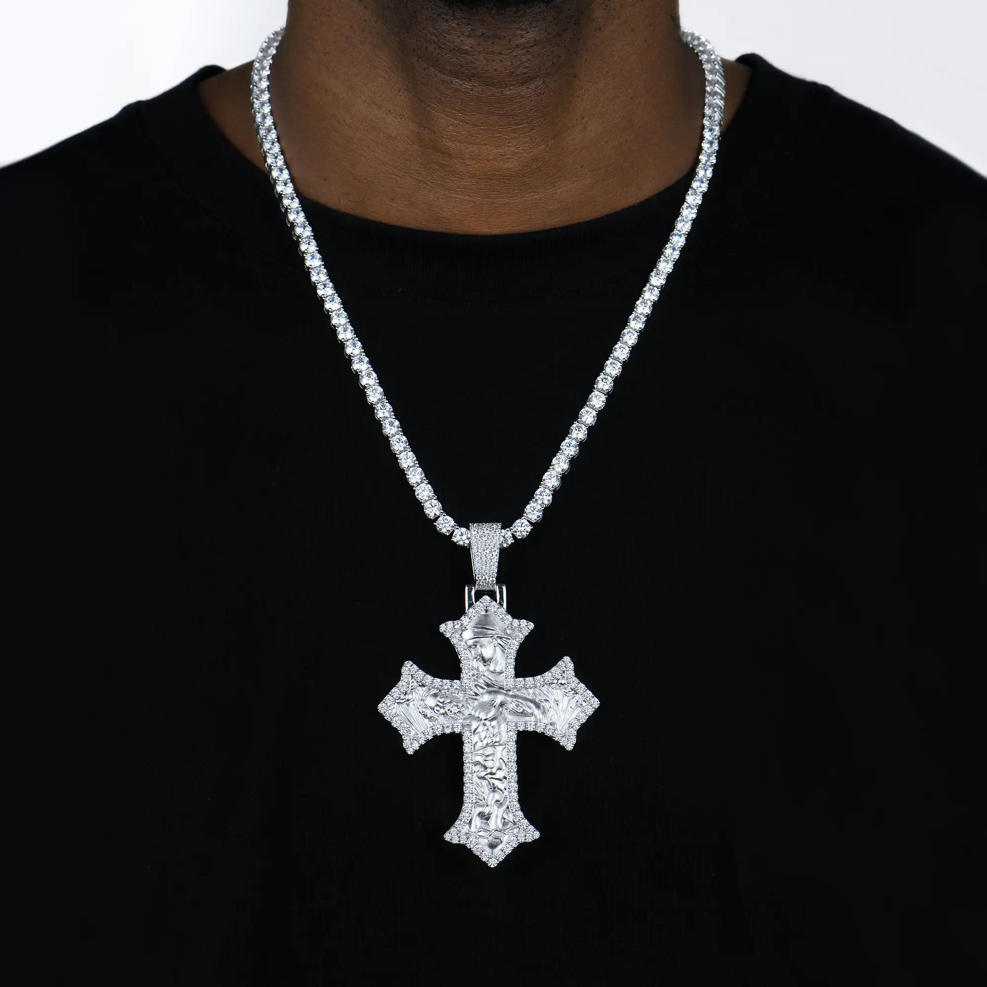 Sacred Devotion Cross Pendant - Large