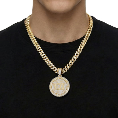 Colgante de disco giratorio personalizado-51 mm