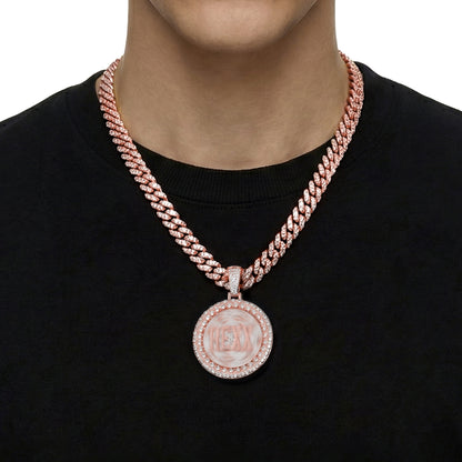 Colgante de disco giratorio personalizado-51 mm