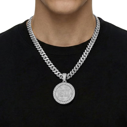 Colgante de disco giratorio personalizado-51 mm