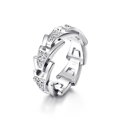 Aporro A® Iced Out Ring - 8mm